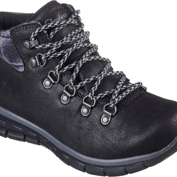 Women's Cold Weather Hiker Boots Water-Repellent Slip-Resistant Rubber Sole - Picture 6 of 6